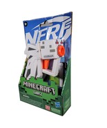 Nerf MicroShots Minecraft  Mini Foam Dart Blaster Toy Gun Ghast New - £7.36 GBP