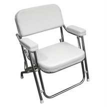 Wise 3316-784 Boaters Value Promotional Folding Deck Chair, White - $312.69