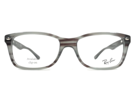 Ray-Ban Brille Rahmen RB5228 8055 Gestreift Grau Rechteckig Full Rim 55-17-140 - $89.09