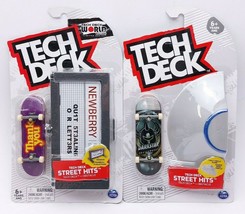 Tech Deck Street Hits + Obstacle Half Circle Ramp Signage Lot 2  - £15.86 GBP