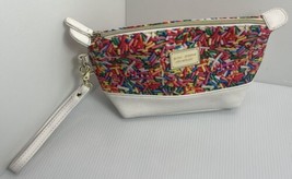 Betsey Johnson sprinkle cosmetic bag Wristlet See Photos - £13.44 GBP