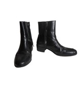 Vintage Florsheim Imperial Black Leather Side Zip Beatle Boots Men’s Siz... - $120.00