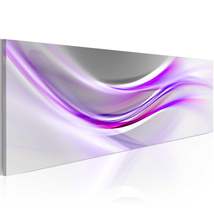 Tiptophomedecor Abstract Canvas Wall Art - Violet Hope - Stretched &amp; Framed Read - £71.92 GBP+