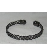 PARK LANE Lattice Pattern Design LIFESTYLE Hematite Cuff Bracelet slips on - $65.50