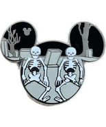 Disney Skeleton Dance Short Films Hidden Mickey Pin - £13.23 GBP