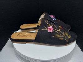 Nanette by Nanette Lapore Faux Seude Floral Butterfly Sip-On Shoes Size 7.5M - £14.81 GBP
