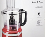 KitchenAid KFP0718ER 7-Cup Food Processor Empire Red - $138.59