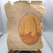 Vintage Sheet Music, A Tiny Bunch of Violets from No Mans Land by Joe Lyons - £20.11 GBP