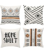 Home Sweet Boho Throw Pillow Covers 18x18 Inch  Modern Throw Pillow Cove... - $18.68