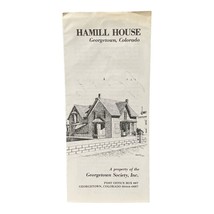 Vintage Hamill House Georgetown Colorado Travel Brochure Pamphlet - £6.24 GBP