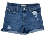 Levis Mid Length Rolled Cuff Shorts Shorts size 6 W 28 - £11.79 GBP