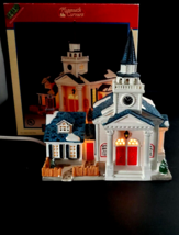 2000 Lemax Plymouth Corners United Church Porcelain Building House Used EC5 - £29.54 GBP