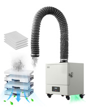 VEVOR Solder Fume Extractor 459 m³/h 280W Brushless Motor, 4-Stage Filters - $451.99