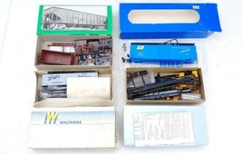 4 Vintage HO Train Car Kits Bowser, Branch lines, Walthers, &amp; Front Range  - £31.14 GBP