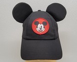 Adult Disney Wink Mickey Mouse Ears Strapback Adjustable Black Baseball ... - $19.70