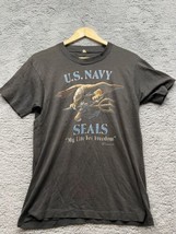 Vintage 80s U.S. Navy My Life For Freedom T-Shirt Size Small - £19.09 GBP