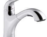 Kohler 30612-CP Jolt Kitchen Faucet, 2 Function Pull Out Sprayer-Polishe... - £112.97 GBP