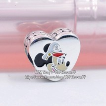 925 Sterling Silver Disney Parks Mickey Love Cruise Line Charm  - £13.85 GBP