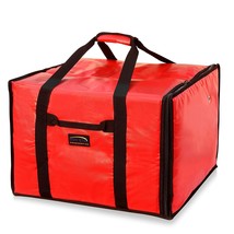 20&quot; By 19&quot; By 13&quot; Insulated Pizza Delivery Bag, Red, From New Star Foods... - £43.91 GBP