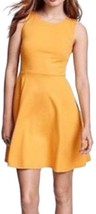 H&amp;M Women&#39;s A-Line Mini Dress Sleeveless Size M Mustard - £11.66 GBP