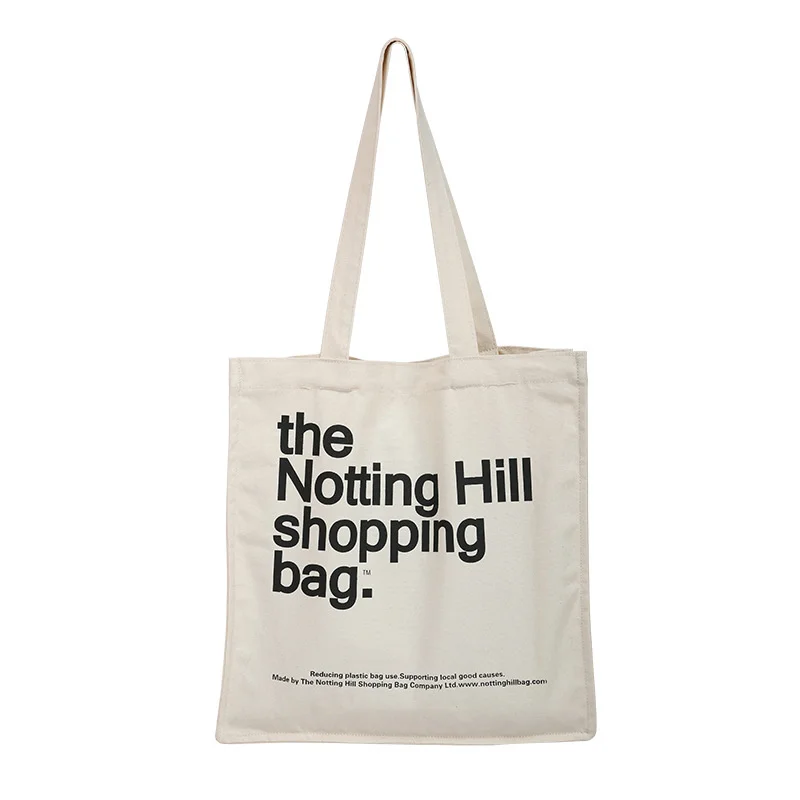 Women Canvas Shopping Bag Notting Hill Books Bag Female Cotton Cloth  Bag Eco Ha - $64.13