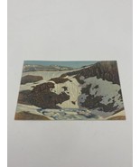 Vintage lithograph Iceberg Lake Rocky Mountain National Park Colorado 1940s - £6.24 GBP