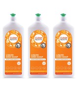 Clean Roots Liquid Dish Soap Plant-Based Organic Orange Scented, 3 Pack,... - $467.73 MXN