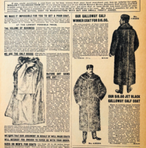 1901 Men&#39;s Fur Coats Jackets Reproduction Advertisement Sears Fashion DW... - $19.99