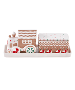 Holiday Time Ceramic Train Treat Jars with Base, Set of 2 - $51.50 CAD