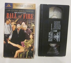 Ball of Fire VHS Gary Cooper Vintage Classics Barbara Stanwick - £7.29 GBP