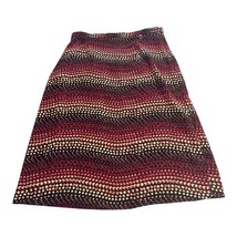 Elementz Skirt A-line Long Multicolored Polka Dot Stretch Women’s Size Small - £14.97 GBP