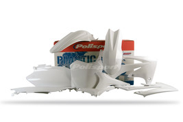 Polisport Plastics KIT White for 2011-2013 Honda CRF 250R 2011-2012 CRF 450R - $149.99