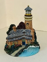 Thomas Kinkade Bradford Christmas Ornament figurine lighthouse Everetts cottage - £23.77 GBP