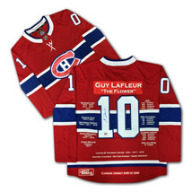 Guy Lafleur Career Jersey - Autographed - LTD ED 299 - Montreal Canadiens - £680.68 GBP