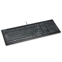 Kensington Slim Type Wired Keyboard (K72357USA),Black - $58.99