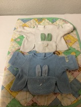 Vintage Cabbage Patch Kids Preemie Bunny Shirts (2) SS Factory CPK Boy C... - £31.27 GBP