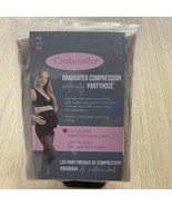 Gabriella Graduated Compression Maternity Pantyhose Nude Queen Style H-2... - $20.37 CAD