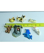 Vintage Lot of Cat &amp; Dog themed fridge magnets with a bear, dolphin &amp; Ra... - $24.75
