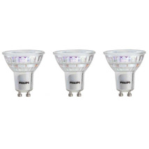 Philips 465054 50W Equivalent LED Bright White GU10 Bulb 3Pk - £16.98 GBP
