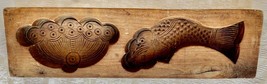 Antique Hand Carved Wooden Candy/Cookie/Cake Mold (7374), Circa Late of 1800 - £27.47 GBP