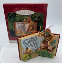 David &amp; Goliath Favorite Bible Stories Hallmark Christmas Ornament 1999 Vintage  - £3.82 GBP