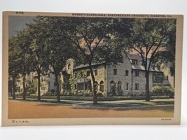 Evanston, Illinois IL ~ Northwestern University Women&#39;s Dorm  1939  - £14.60 GBP