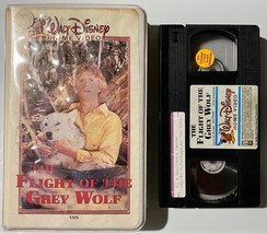 Disney The Flight of the Grey Wolf VHS Clamshell 1976 Tested - £7.72 GBP