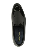 Men Santino Luciano Formal Shoes Patent Leather Shiny Slip on Loafer C350 Black image 7