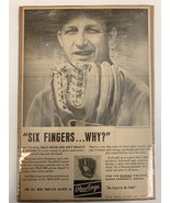 Stan Musial Rawlings Baseball Glove Advertisement - £15.73 GBP