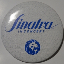 Frank Sinatra Original 1986 Ticket Stub St. Louis Arena + 3 Inch Metal B... - $18.77