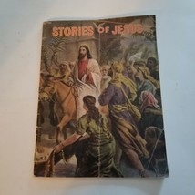 Vtg 1937 Stories of Jesus Illustrated Booklet, 64 Pages, Christian Collectible  - £11.57 GBP
