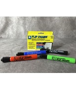 Vintage New Sanford Flip Chart Bullet Tip Markers 4 Color Set No. 22474 ... - $17.99