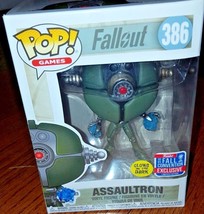 Funko Pop! Games Fallout #386 Assaultron Exclusive NYCC 2018 Glow in the Dark - £17.32 GBP