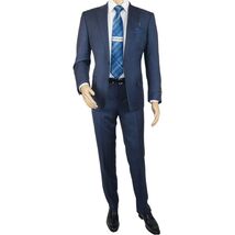 Men's Suit by Giorgio Cosani Textured Wool/Cashmere Blend 901-19 Blue 52 Long image 2